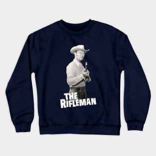 The Rifleman - Chuck Connors - 50s Tv Western Crewneck Sweatshirt